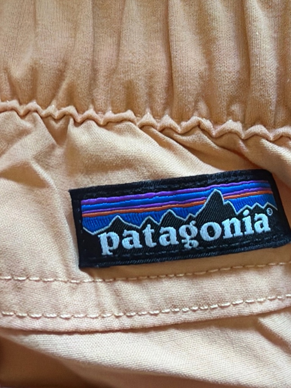 Patagonia Peach Utility Skort with Webbing Belt - Picture 3 of 4
